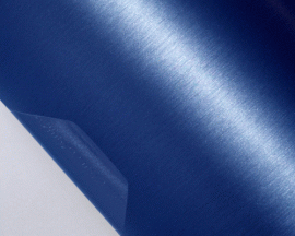 Пленка шлифованный алюминий синий